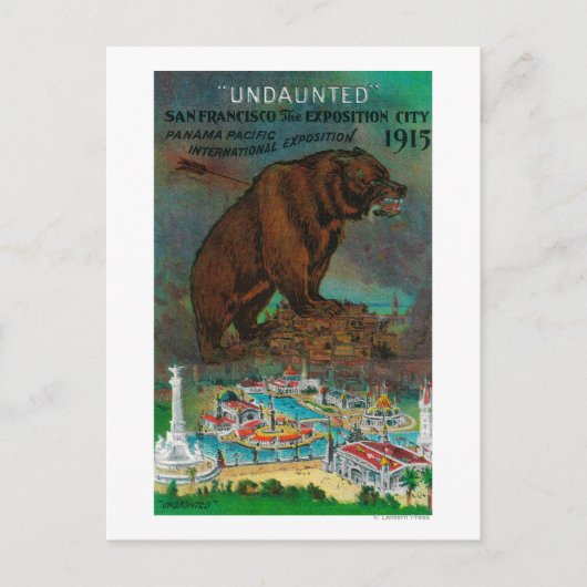 Panama Pacific International Expo-Werbung Postkarte (Vorderseite)