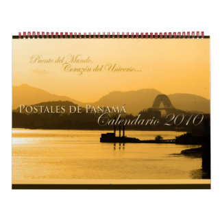 PANAMA POSTALS CALENDAR 2010 KALENDER
