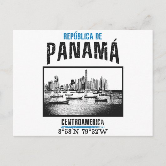 Panama Postkarte (Vorderseite)