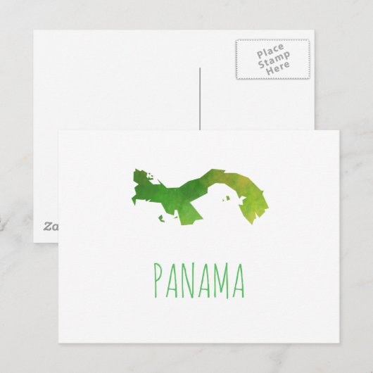 Panama Postkarte (Vorne/Hinten)