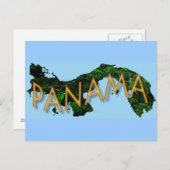 Panama-Postkarte Postkarte (Vorne/Hinten)