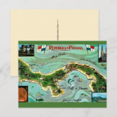 Panama-Postkarte Postkarte (Vorne/Hinten)