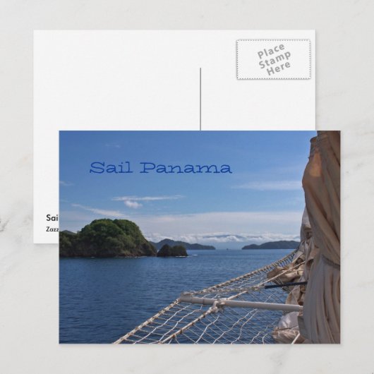 Panama-Postkarte Postkarte (Vorne/Hinten)