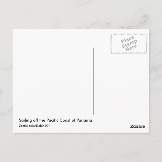 Panama-Postkarte Postkarte (Rückseite)