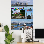Panamá Print, Werteplakatpapier (Matte) Poster (Heimbüro)