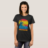 Panama Retro Throwback Surf & Beach Souvenir T-Shirt (Vorne ganz)