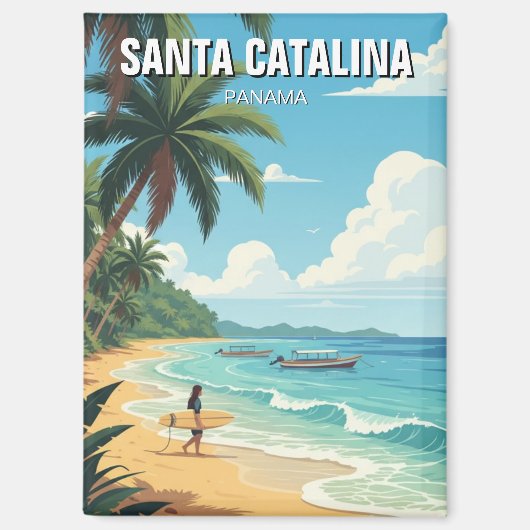 Panama Santa Catalina Travel Magnet (Vorderseite)