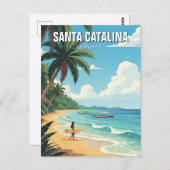 Panama Santa Catalina Travel Postkarte (Vorne/Hinten)