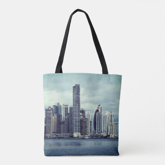Panama Skyline (anpassbar) Tasche (Rückseite)