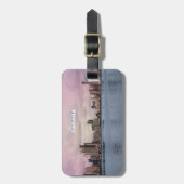 Panama Skyline Gepäckanhänger (Vorderseite vertikal)