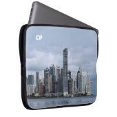 Panama Skyline Laptopschutzhülle (Vorne Rechts)