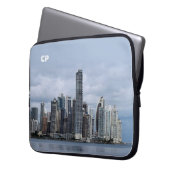 Panama Skyline Laptopschutzhülle (Vorderseite Links)