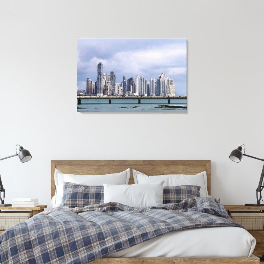 Panama Skyline Leinwanddruck (Insitu (Schlafzimmer))