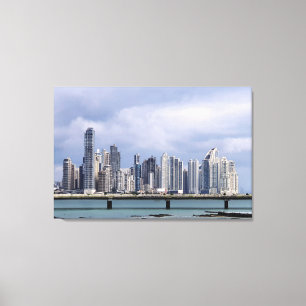 Panama-Skyline Leinwanddruck