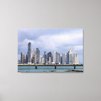 Panama Skyline Leinwanddruck