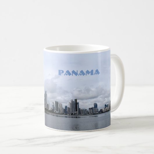 Panama Skyline Tasse (VorderseiteRechts)