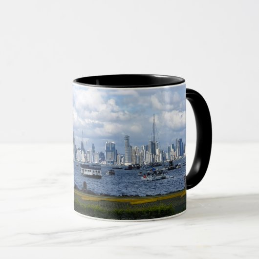 Panama Skyline Tasse (VorderseiteRechts)