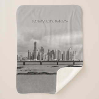 Panama Skyline (Text anpassbar) Sherpadecke