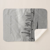 Panama Skyline (Text anpassbar) Sherpadecke (Vorderseite (Horizontal))