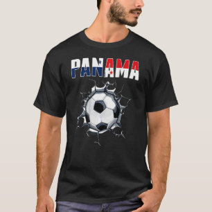 Panama Soccer Fans - Panamaischer Fußball in Crack T-Shirt