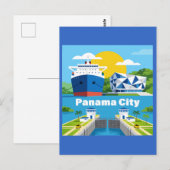 Panama-Stadt Panama Postkarte (Vorne/Hinten)