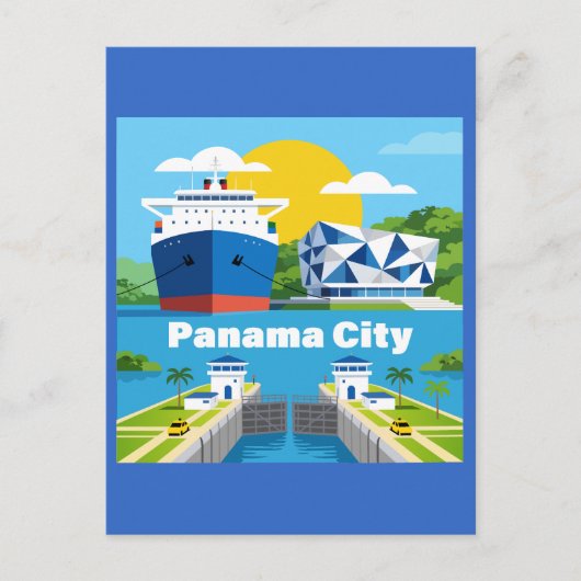 Panama-Stadt Panama Postkarte (Vorderseite)