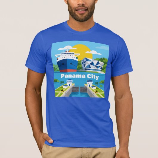 Panama-Stadt Panama T-Shirt (Vorderseite)