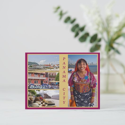 Panama-Stadt Postkarte (Stehend Vorderseite)