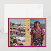Panama-Stadt Postkarte (Vorne/Hinten)