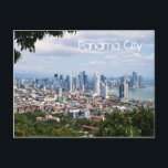 Panama-Stadt Postkarte<br><div class="desc">Tolle Reisepostkarte mit der markanten Skyline von Panama-Stadt</div>
