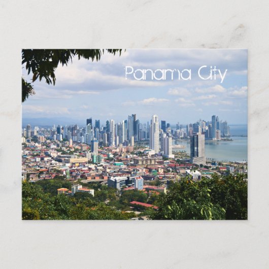 Panama-Stadt Postkarte (Vorderseite)