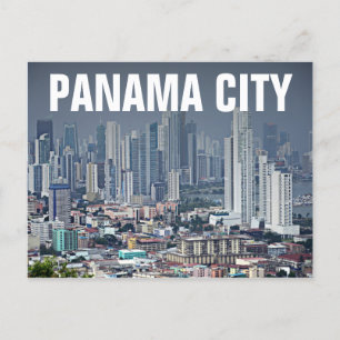 Panama-Stadt Skyline Postkarte