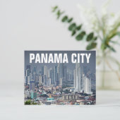 Panama-Stadt Skyline Postkarte (Stehend Vorderseite)
