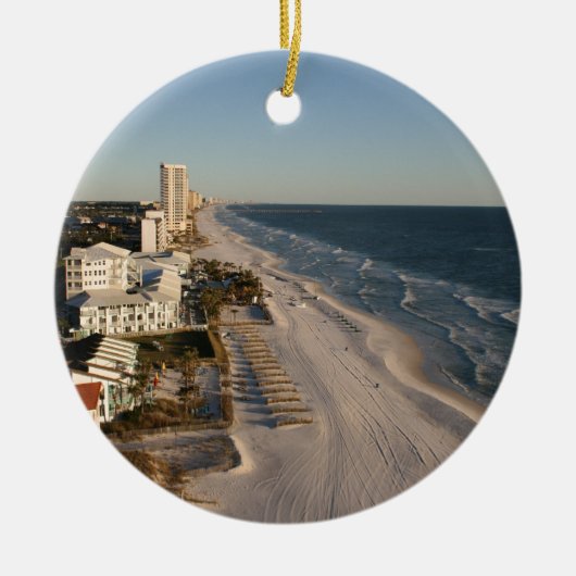 Panama-Stadt Strand Florida-Bild Keramik Ornament (Vorne)