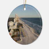 Panama-Stadt Strand Florida-Bild Keramik Ornament (Links)