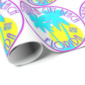 Panama-Stadt Strand Florida Geschenkpapier (Rolleneckpunkt)