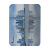 Panama-Stadtreflektionen Magnet (Vertikal)