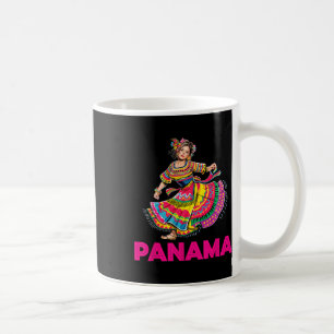 Panama Tanzkultur Frau farbenfroh traditionell Kaffeetasse