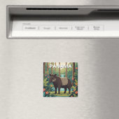 Panama Tapir im Coiba Nationalpark Magnet (In Situ (Geschirrspüler))