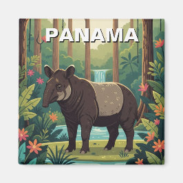Panama Tapir im Coiba Nationalpark Magnet