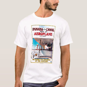 Panama und das Kanal-Flugzeug-Filmpromo-Plakat T-Shirt