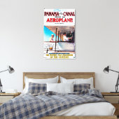 Panama und der Canal Flugzeug Film Promo Poste Leinwanddruck (Insitu (Schlafzimmer))