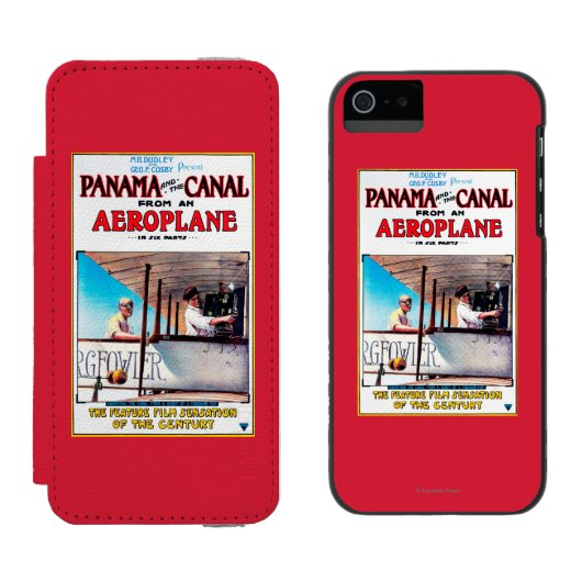 Panama und der Kanal-Flugzeug-Filmpromo-Posten Incipio iPhone Geldbeutel-Hülle (Seite an Seite)