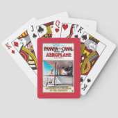 Panama und der Kanal-Flugzeug-Filmpromo-Posten Spielkarten (Rückseite)
