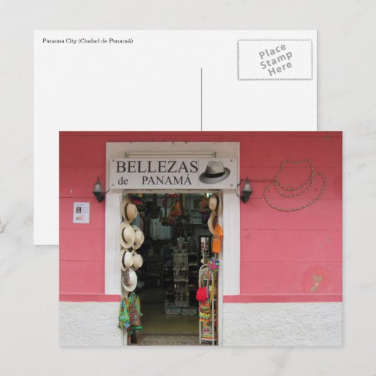 Panamahüte Postkarte (Vorne/Hinten)