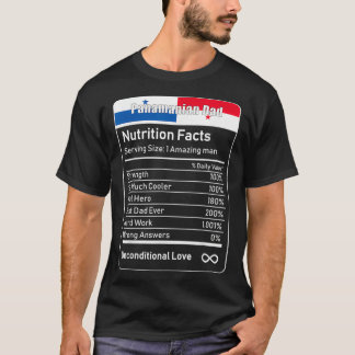 Panamaische Vater Ernährung Fakten T-Shirt