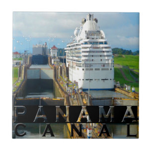 Panamakanal-Andenken Fliese