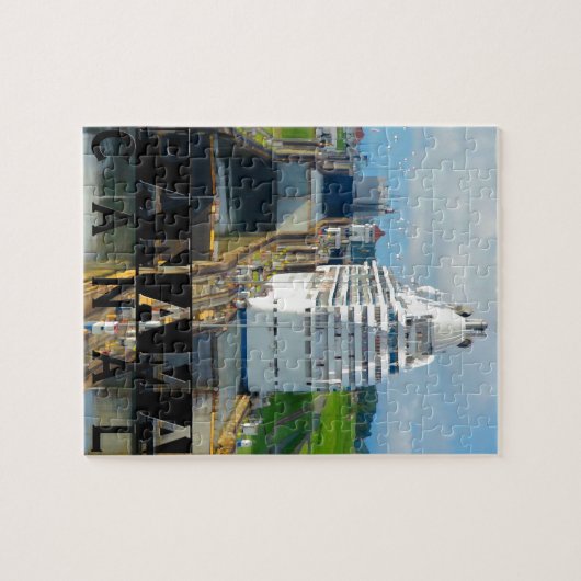 Panamakanal-Andenken Puzzle (Horizontal)