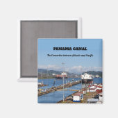 Panamakanal (anpassbar) magnet (Vorderseite/Rückseite)