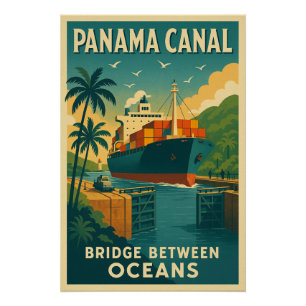 Panamakanal - Brücke zwischen Ozeanen Poster